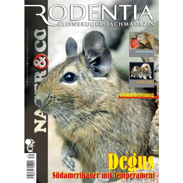 Rodentia 79- Degus Südamerikaner mit Temperament (Mai/ Juni 2014)