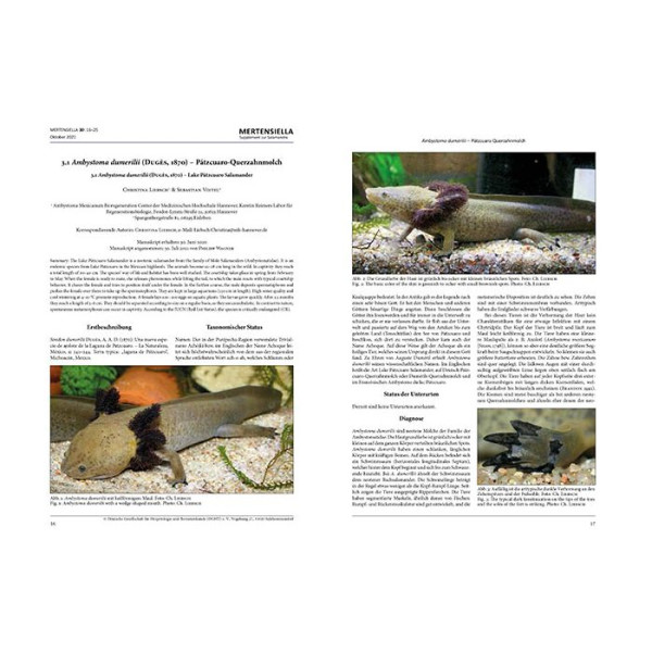 Gefährdete Molch- und Salamanderarten der Welt &ndash; Richtlinien für Erhaltungszuchten Band 3 Threatened Newts and Salamanders of the World &ndash; Captive Care Management Volume 3